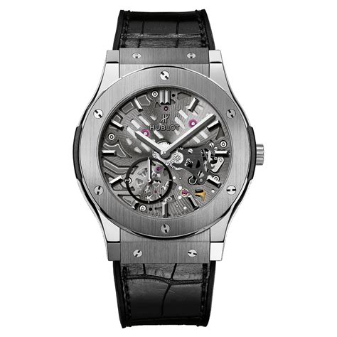 hublot classic fusion classico ultra thin all black price|hublot classic fusion titanium price.